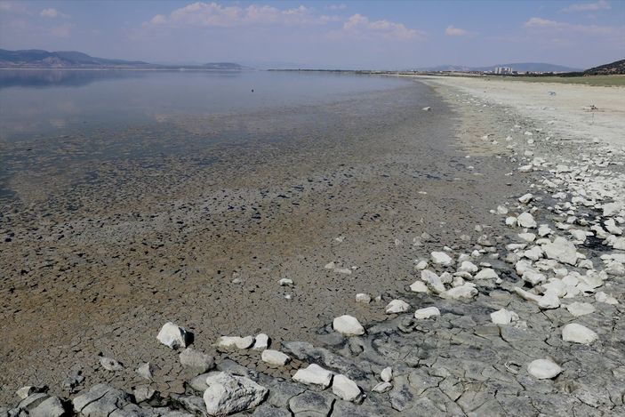 Burdur Gölü'nde alg patlaması