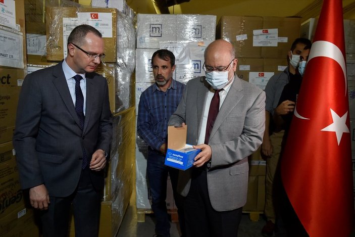 Lübnan, 90 tonluk tıbbi yardım nedeniyle Türkiye'ye teşekkür etti