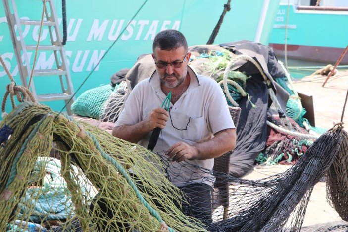Samsun'da av sezonuna az zaman kala balıkçılar hazırlıklara başladı