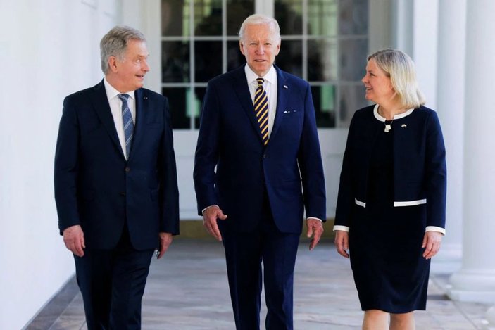 Joe Biden: İsveç ve Finlandiya'yı sabırsızlıkla NATO'ya bekliyorum