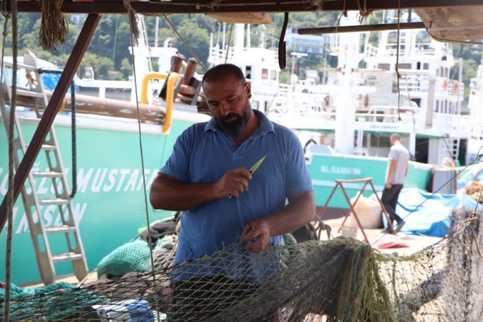 Samsun'da av sezonuna az zaman kala balıkçılar hazırlıklara başladı