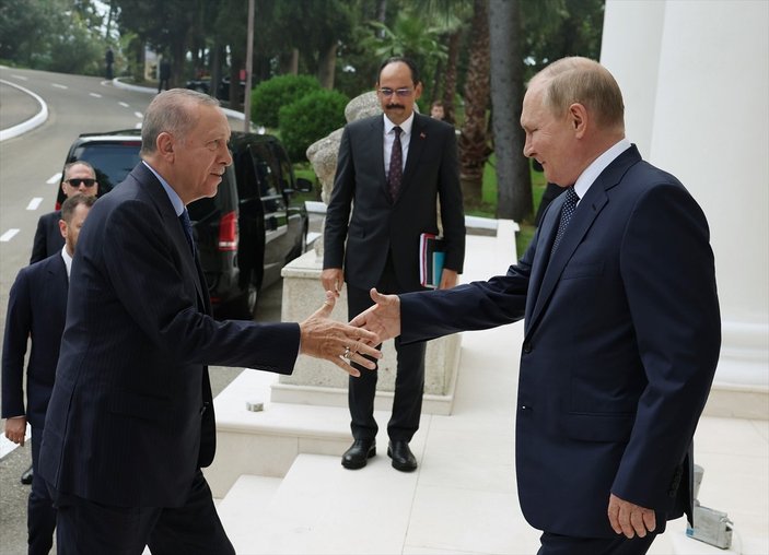 Cumhurbaşkanı Erdoğan ve Putin görüşmesi sona erdi