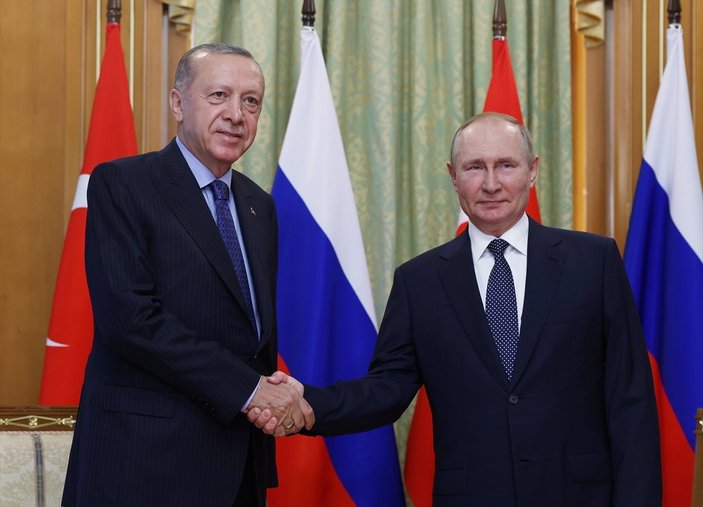 Cumhurbaşkanı Erdoğan ve Putin görüşmesi sona erdi