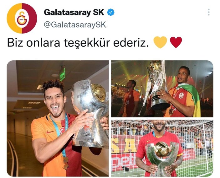 Galatasaray'dan Sevilla'ya kupalı gönderme