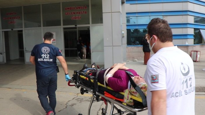 Samsun'da fındık toplamaya giden aile kaza yaptı: 14 yaralı