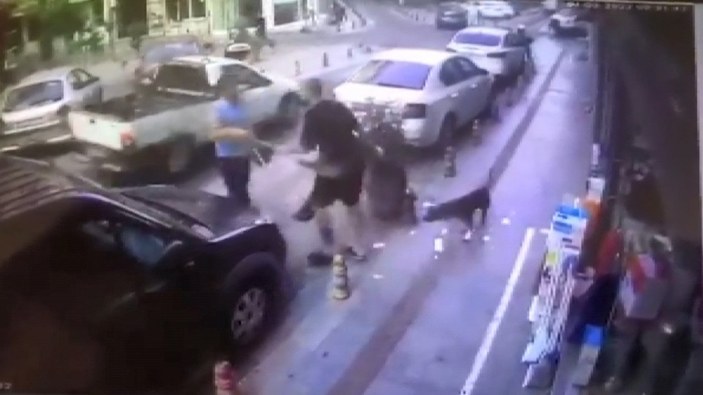 Kadıköy'de ‘köpeğe toz geldi’ diyerek temizlik işçisini dövdü