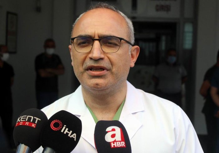 Kayseri'de, hasta yakınları acil servisi birbirine kattı