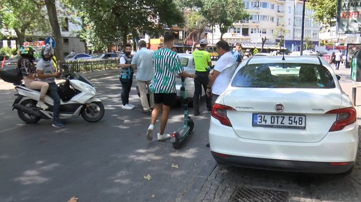Beşiktaş’ta scooter kullanırken ceza yiyen şahıs: Ödemeyeceğim yırtıp atacağım