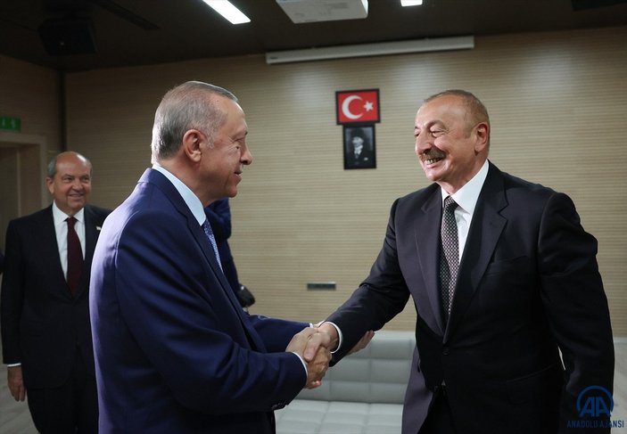 Cumhurbaşkanı Erdoğan, 5. İslami Dayanışma Oyunları'na katılan ülkelerin lideriyle buluştu