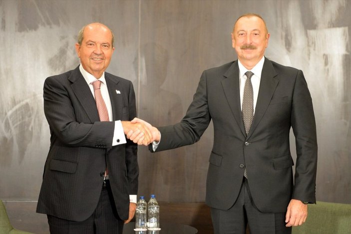 Ersin Tatar, İlham Aliyev ile görüştü
