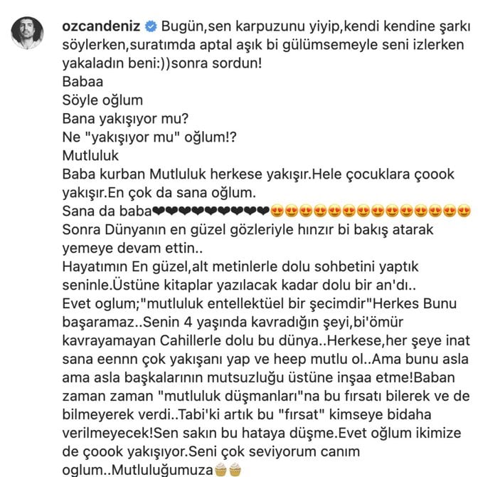 Özcan Deniz: Mutluluk entelektüel bir seçimdir