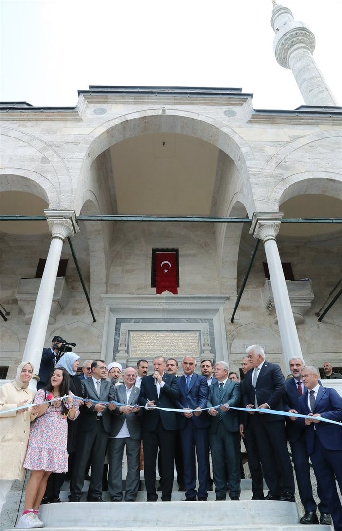 Cumhurbaşkanı Erdoğan, Ayazma Camisi'ni ibadete açtı