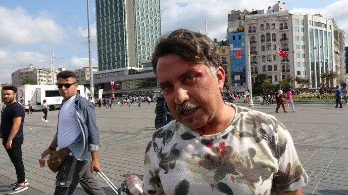 Taksim'deki İranlı turiste seyyar satıcıdan dayak