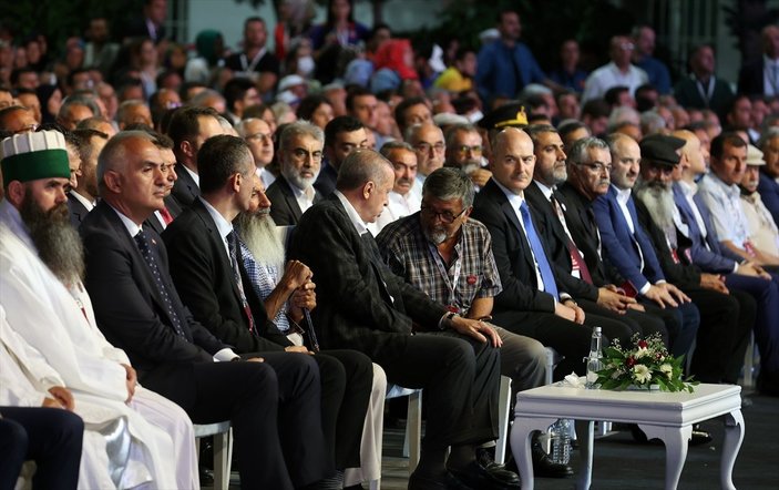 Cumhurbaşkanı Erdoğan, Nevşehir'de Hacı Bektaş Veli'yi anma törenine katıldı