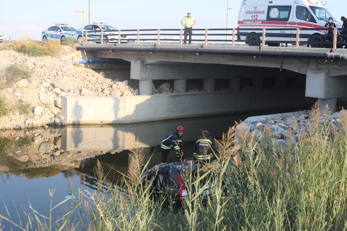 Konya'da sulama kanalına cip uçtu: 1 ölü, 3 yaralı