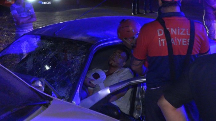 Denizli'de alkollü sürücü dehşet saçtı: 1 ölü, 4 yaralı