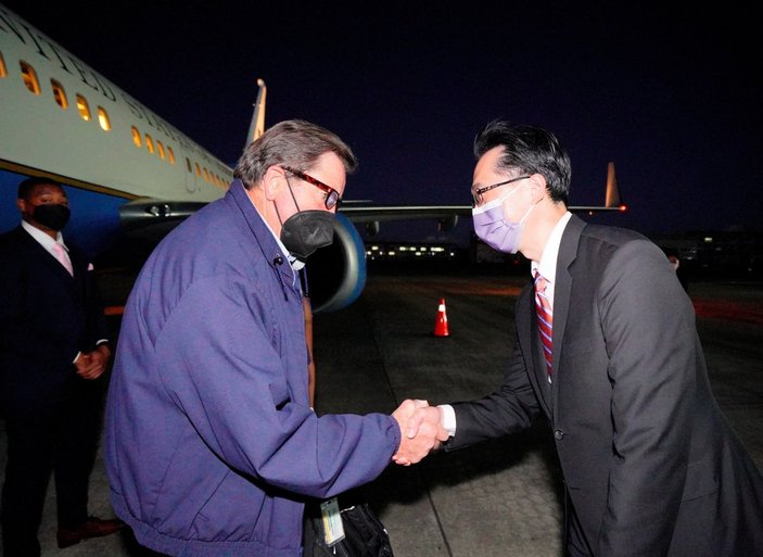 Nancy Pelosi'nin ziyaretinden sonra ABD'li heyet Tayvan'a gitti