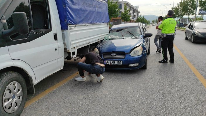 Sakarya’da kadının kopan parmağı aradılar