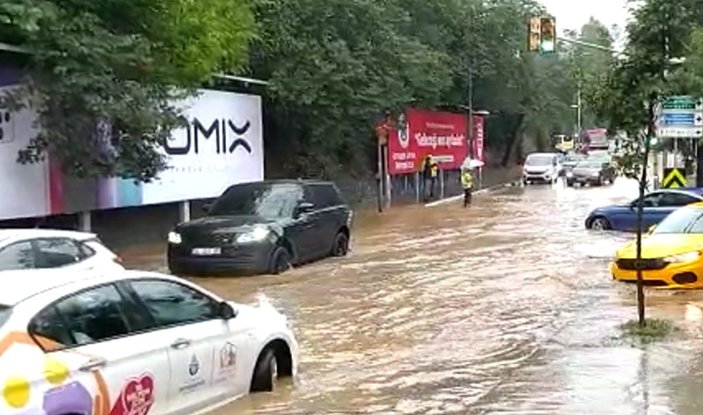 İstanbul genelinde şiddetli yağmur etkili oluyor