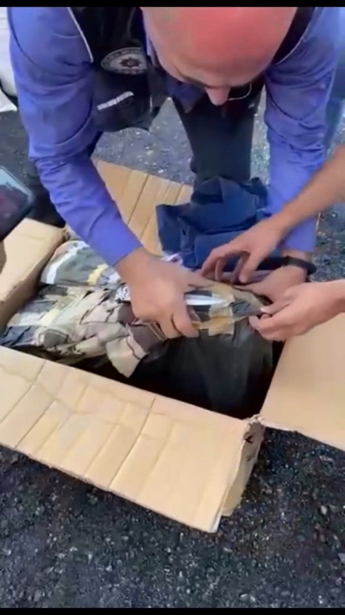 Kırıkkale’de, kargo aracından 13 kilogram esrar çıktı