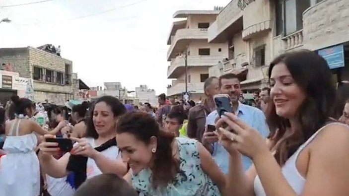 Suriye'de düzenlenen festivale yoğun ilgi