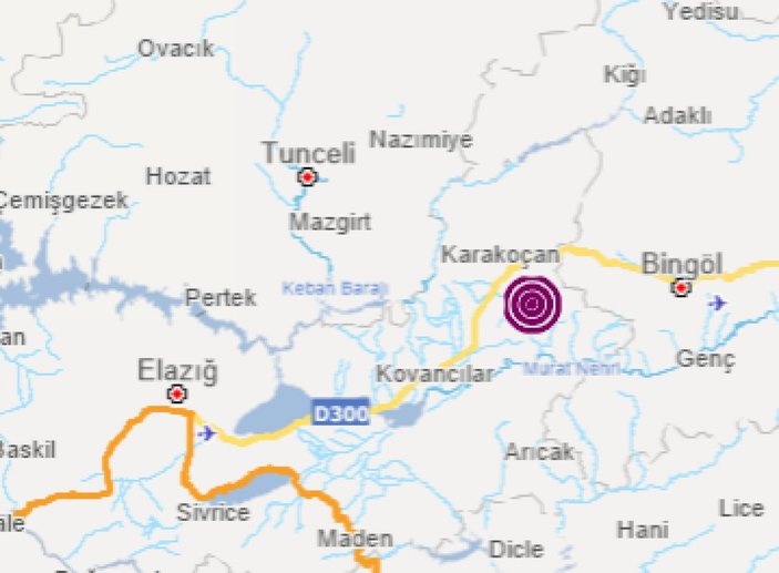 Elazığ'da 4,0 büyüklüğünde deprem yaşandı