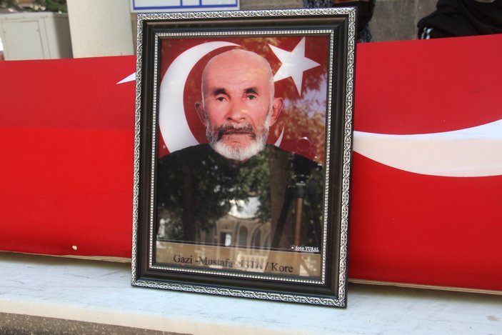 Kore gazisi İzmir'de yaşamını yitirdi