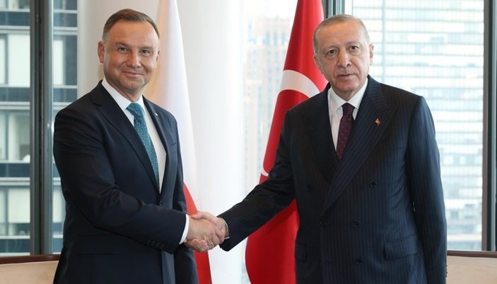 Cumhurbaşkanı Erdoğan, Polonyalı mevkidaşı ile görüştü