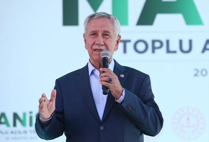 Bülent Arınç, Manisa'da AK Parti'ye destek istedi