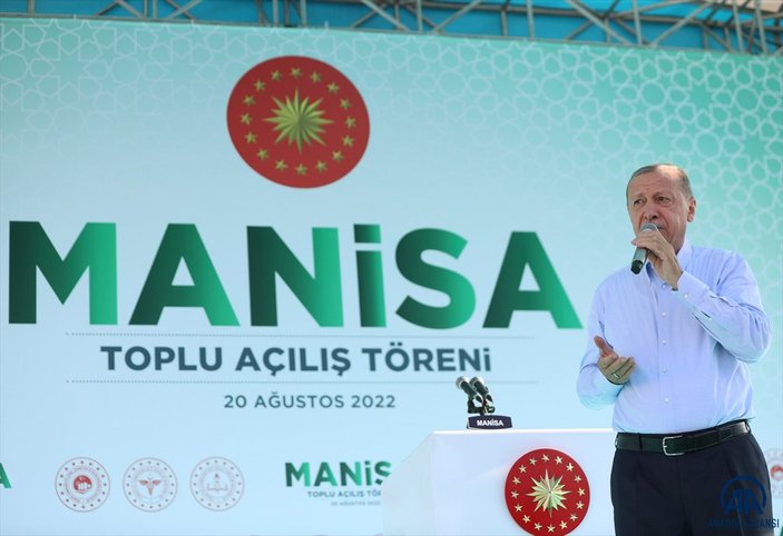 Cumhurbaşkanı Erdoğan'ın Manisa Toplu Açılış Töreni konuşması