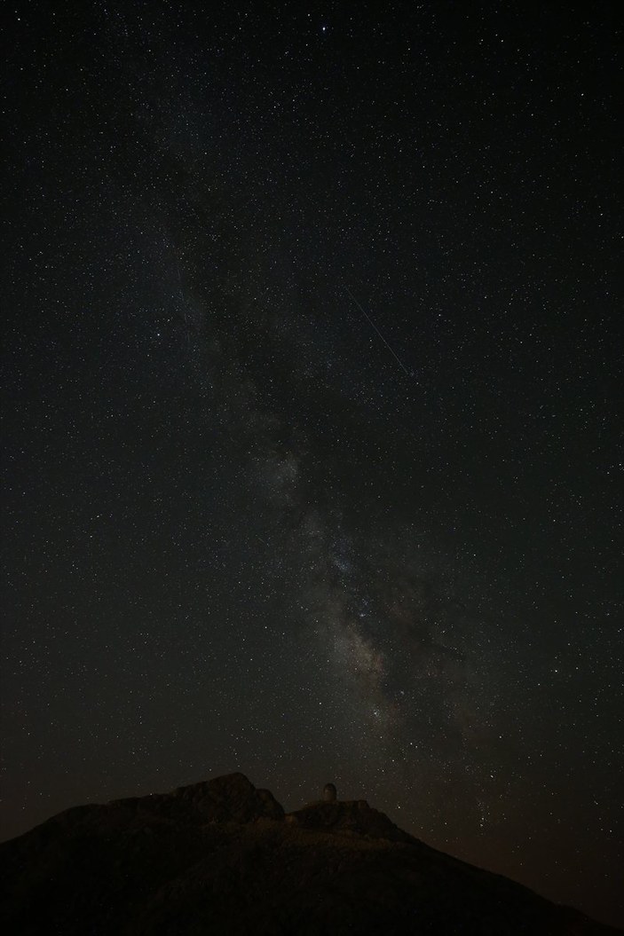 Antalya Gökyüzü Gözlem Etkinliği'nde meteor yağmuru izlendi