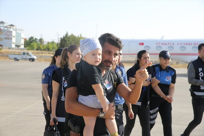 Mardin'deki trafik kazasında şehit olan polis Yahya Ergin için tören yapıldı