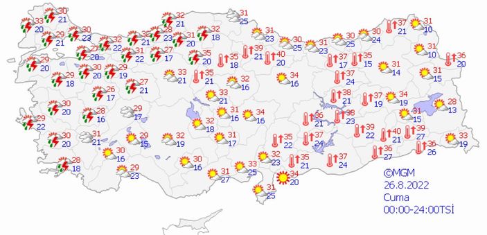 İstanbul dahil 15 il için sağanak yağış uyarısı