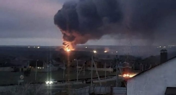 Belgorod’daki askeri mühimmat deposunda 1 haftada ikinci patlama