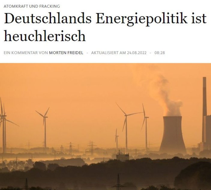 Alman gazetesi: Berlin'in enerji politikası ikiyüzlü