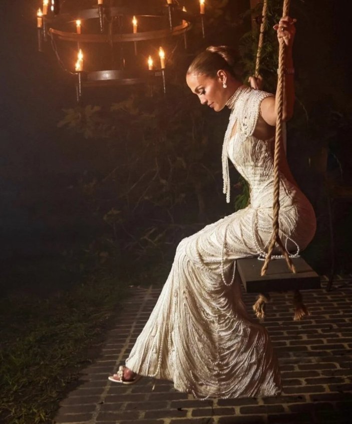 Jennifer Lopez ve Ben Affleck'in düğününden kareler