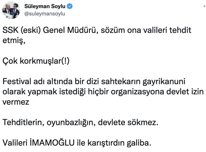İçişleri Bakanı Soylu’dan Kılıçdaroğlu’na: Tehditlerin devlete sökmez