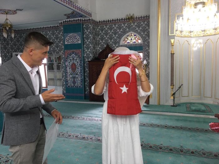 i Kütahya'da Japon kadın Müslüman oldu