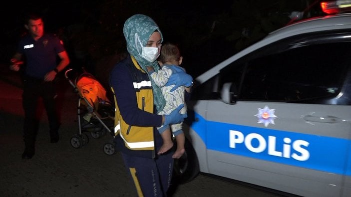 Antalya’da 8 aylık bebek, bir evin önüne bırakıldı