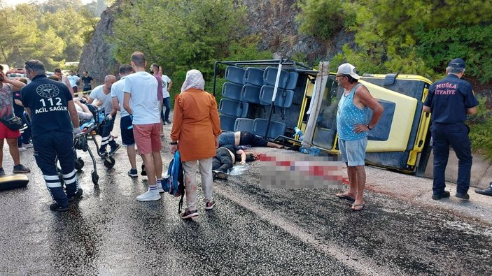 Marmaris'te hayatını kaybeden 5 turistin kaza öncesi görüntüleri kamerada