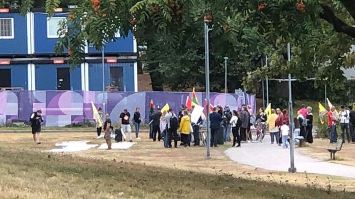 Finlandiya'da PKK'lılar yine gösteri düzenledi