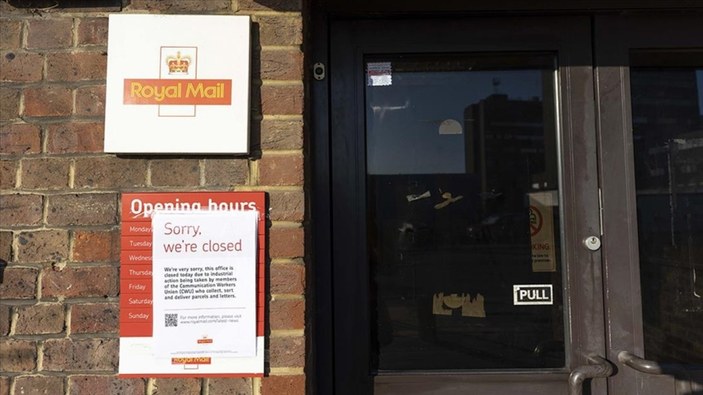 İngiltere'de 115 bin posta çalışanı grev yaptı