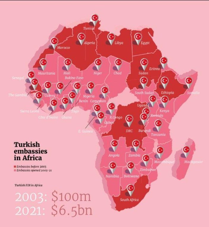 Yunan gazetesi: Türkiye, Afrika'da yayılıyor