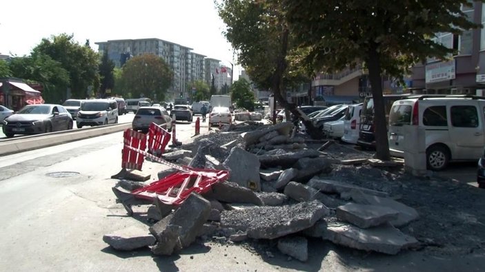 İstanbul'da İBB'ye kaldırım tepkisi: Ne amaçla yapıldığını anlayamadık