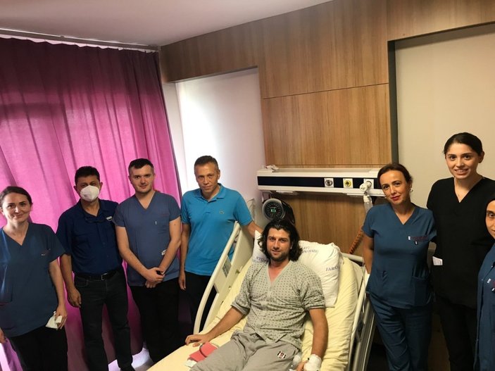 İzmir’de solunum borusu daralan hasta, Trabzon’da nefes aldı