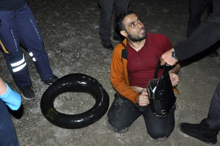 Antalya’da, Kıbrıs’a geldik diye bırakılıp kıyıya yüzen 15 kaçak göçmen yakalandı