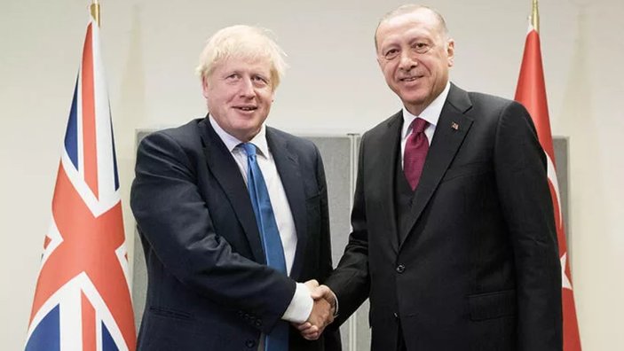 Boris Johnson'dan Cumhurbaşkanı Erdoğan'a tebrik