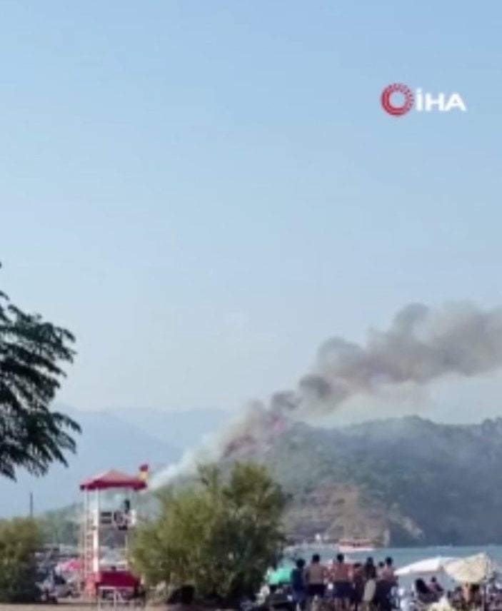Antalya Adrasan’da orman yangını