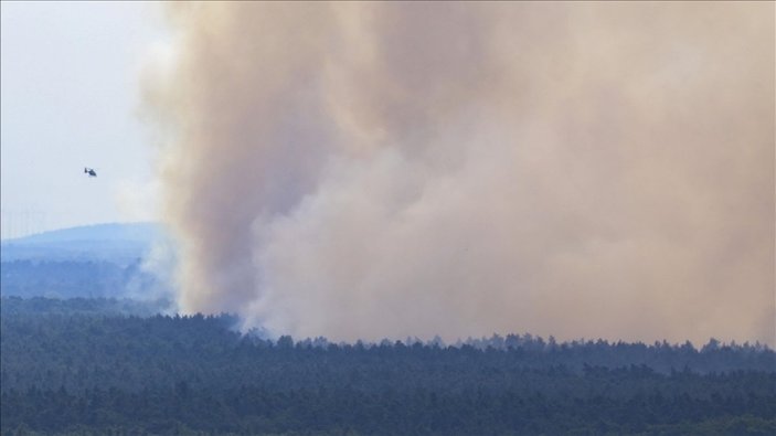 Almanya’da çıkan orman yangını nedeniyle acil durum ilan edildi