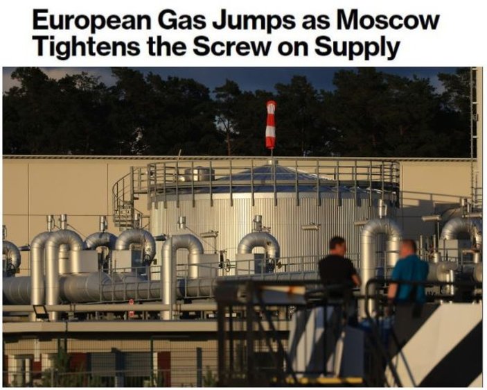 Avrupa'da gaz fiyatları yüzde 30 arttı